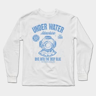 Under Water Deep Sea Diver Long Sleeve T-Shirt